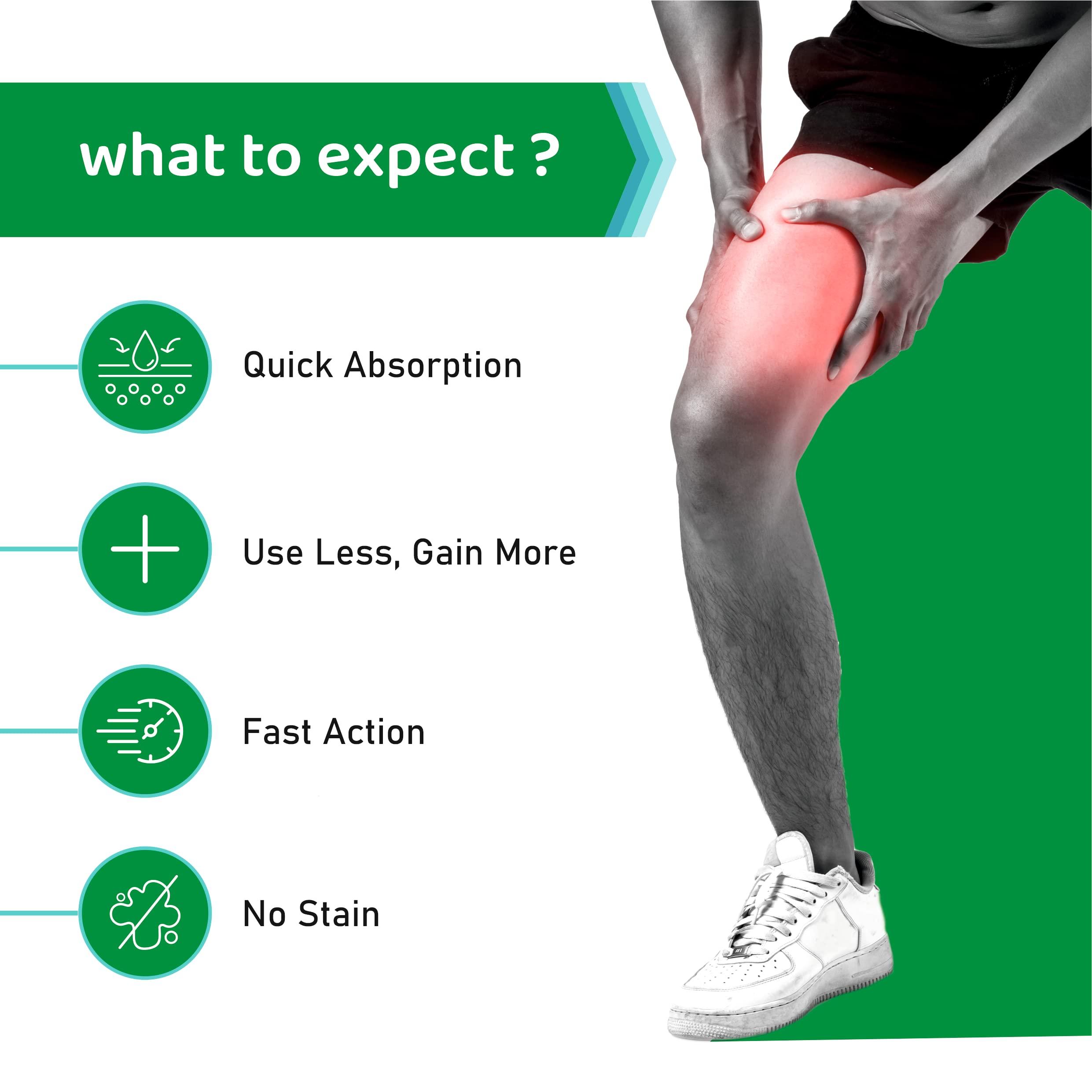 ORTHO JOY OrthoJoy Pain Relief Oil | Relieves Joint & Muscular Pain | Knee Pain | Quick & Long-lasting Relief with the Goodness of Ayurvedic Herbs - 20ml