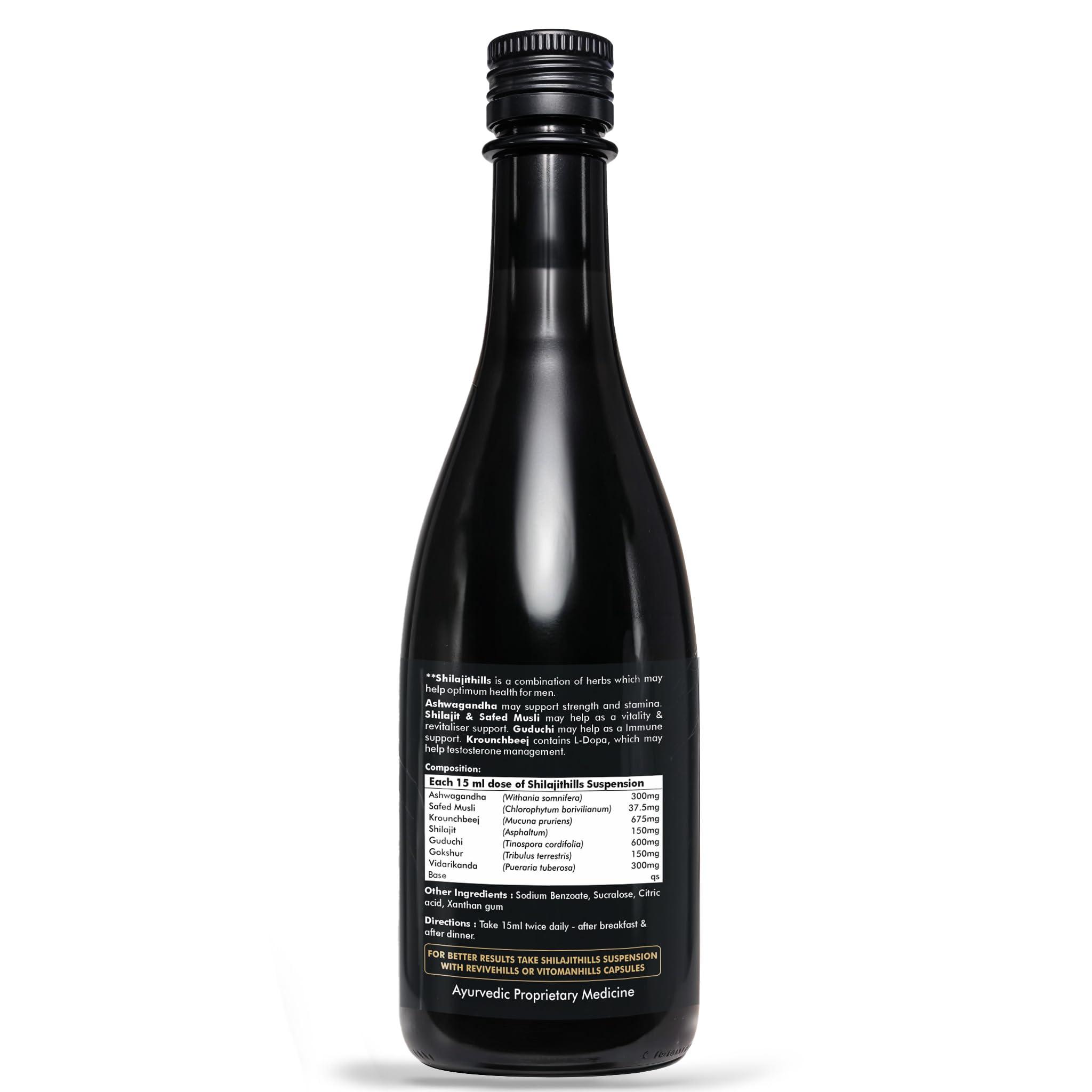 HERBAL HILLS Herbal Hills Shilajit Suspension (500 ML PACK OF 4)