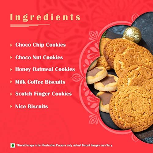 Unibic Unibic Festive Moment Cookies, 500g Gift Hamper for Festivals, Sweet Gourmet Delicacies, Corporate Gifting for Employees, Friends and Family