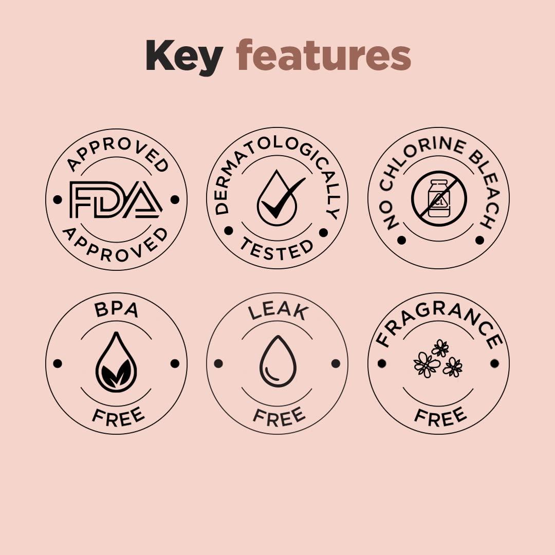 PEESAFE Pee Safe Applicator Tampons For Heavy flow 8 Pieces | Easy to use | Leak Proof | Ultra Soft & Comfortable | Highly Absorbent | BPA Free | FDA Approved