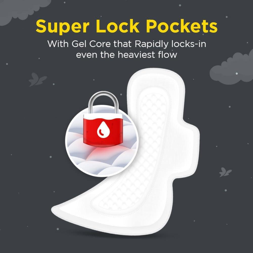 Stayfree Stayfree Advanced Xxl|Combo Packs 84 Pads|All Night Ultra Comfort Sanitary Pads Women|Convert Heavy Flow Into Gel|Odour Control|Absorbs 2X Faster 2X Better Coverage|Up To 12 Hours Of Protection