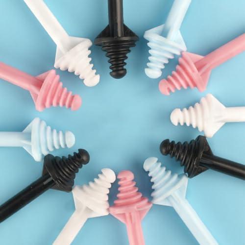 ATORSE ATORSE 50 Pieces Nose Waxing Kit Easy Nose Ear Hair Instant Removal Kits For Women Men Pink