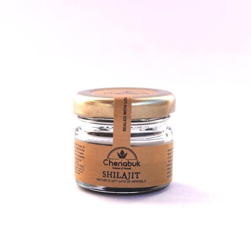 Chenabuk Essence of Chenab Chenabuk Pure Kashmiri himalayan Shilajit | Shilajeet | Organic Shilajeet | Original and Pure Shilajit/Shilajeet Resin 10gm