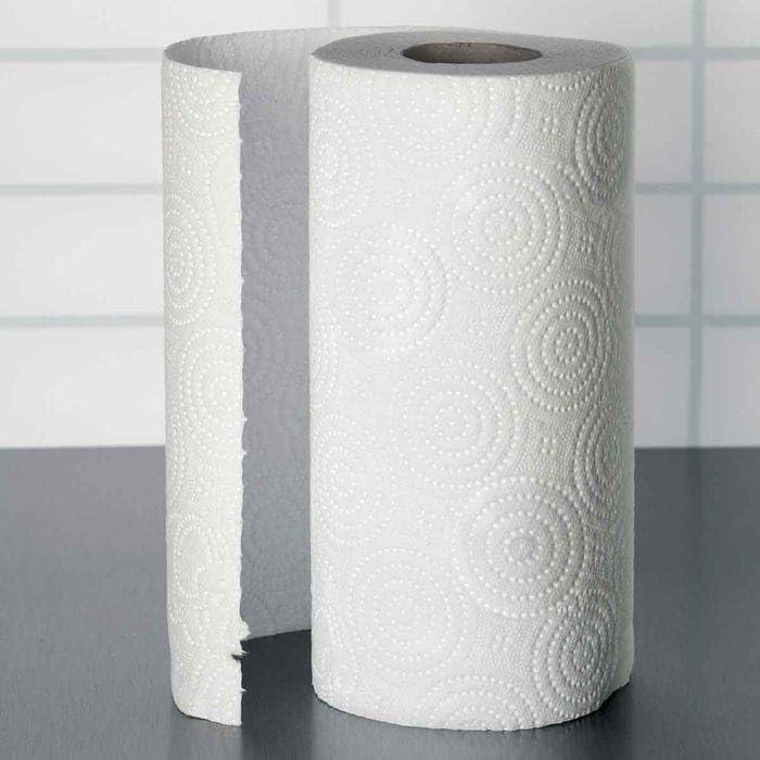 Generic Tissue Paper Roll Thick Strong 4 Ply Kitchen Napkin Sheets Wipes Big Size Disposable Multipurpose Cleaning Pack Of 4