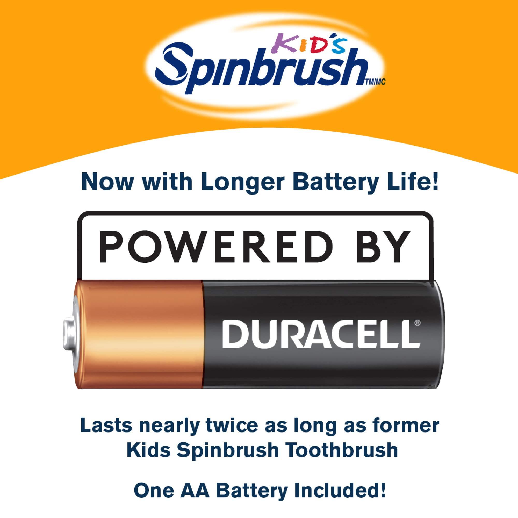 Spinbrush Jurassic World Kids Spinbrush Electric Battery Toothbrush, Soft, 1 ct