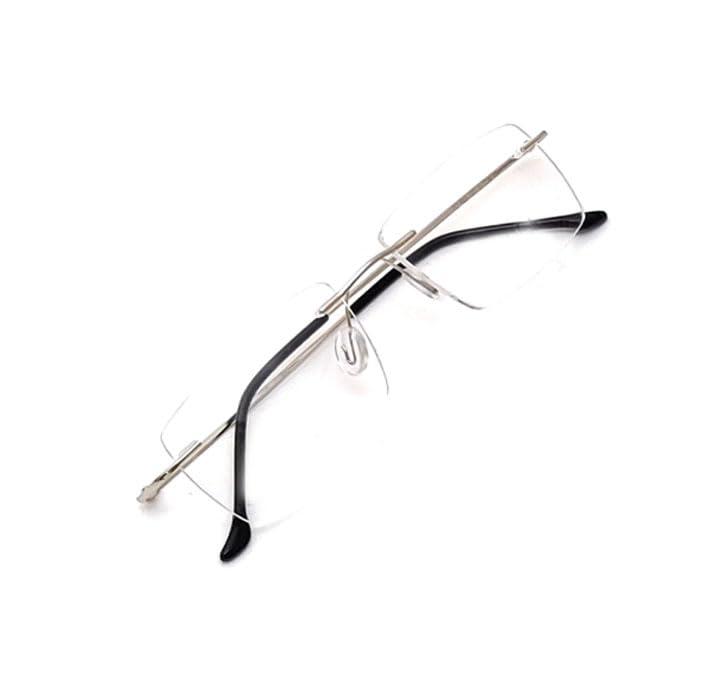 Generic Visionaryie Rimless/Frameless Poly Unbreakable Reading Glasses 1 to 3 Powers (Hard Coat Poly Progressive Lense, 2.75 Near and Far Distance Zero)