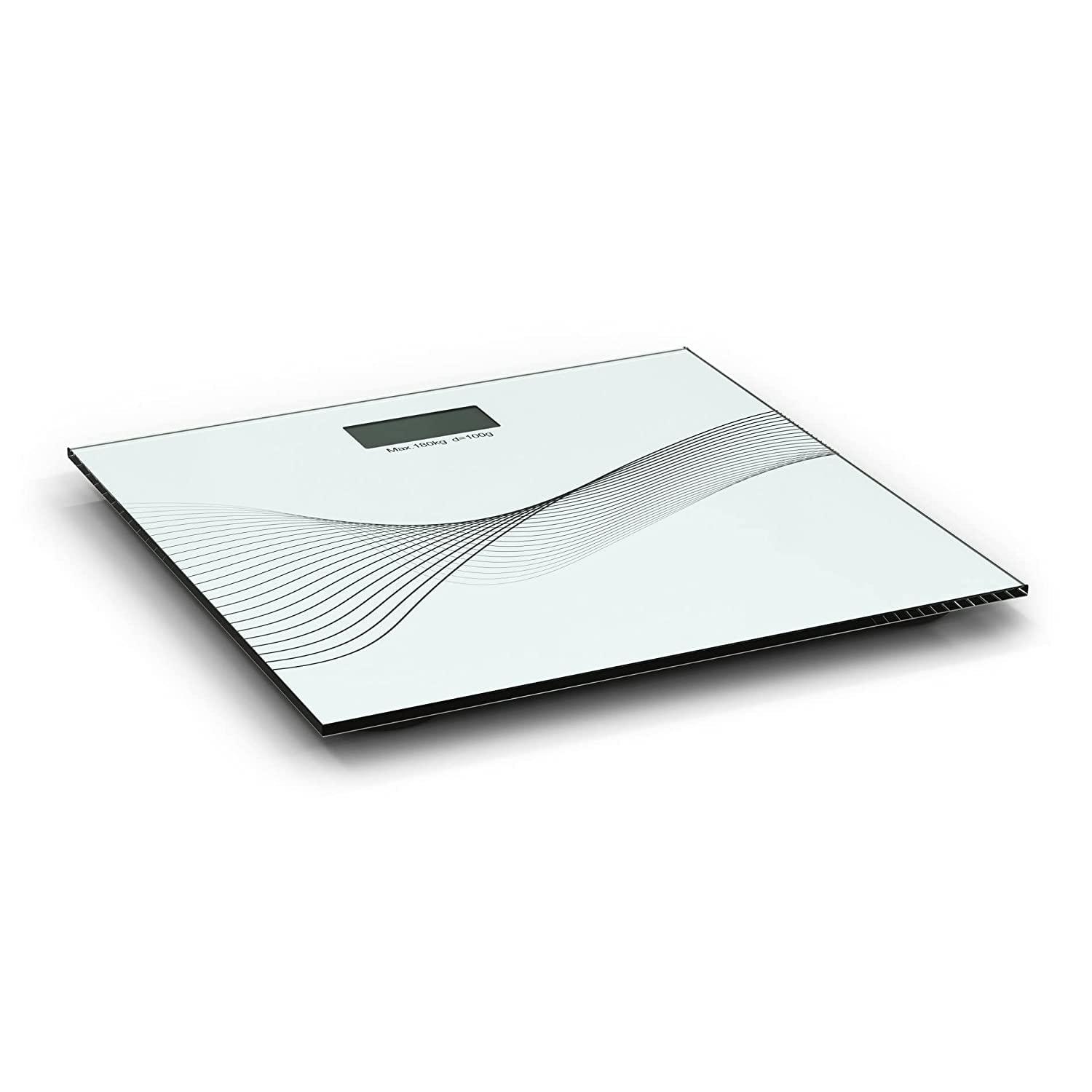 HomeFast HomeFast Digital Body Weight Bathroom Scale, Bathroom Scale, Body Weight Scale Digital Glass LCD Display Scale For Measures Weight up to 180KG