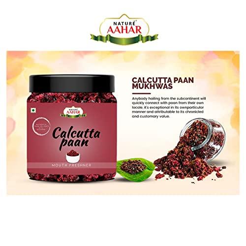 Nature Aahar Nature Aahar Kalkati (Calcutta) Meetha Paan Without Supari || Sweet Paan Hygienically Packed Traditional Mukhwas Mouth Freshener [Jar Pack] (200 Grams)