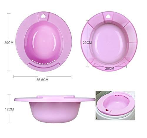 Okayji Okayji Sitz Bath Tub for Piles Fissures Pain Relief and Post Surgery Recovery (Pink)