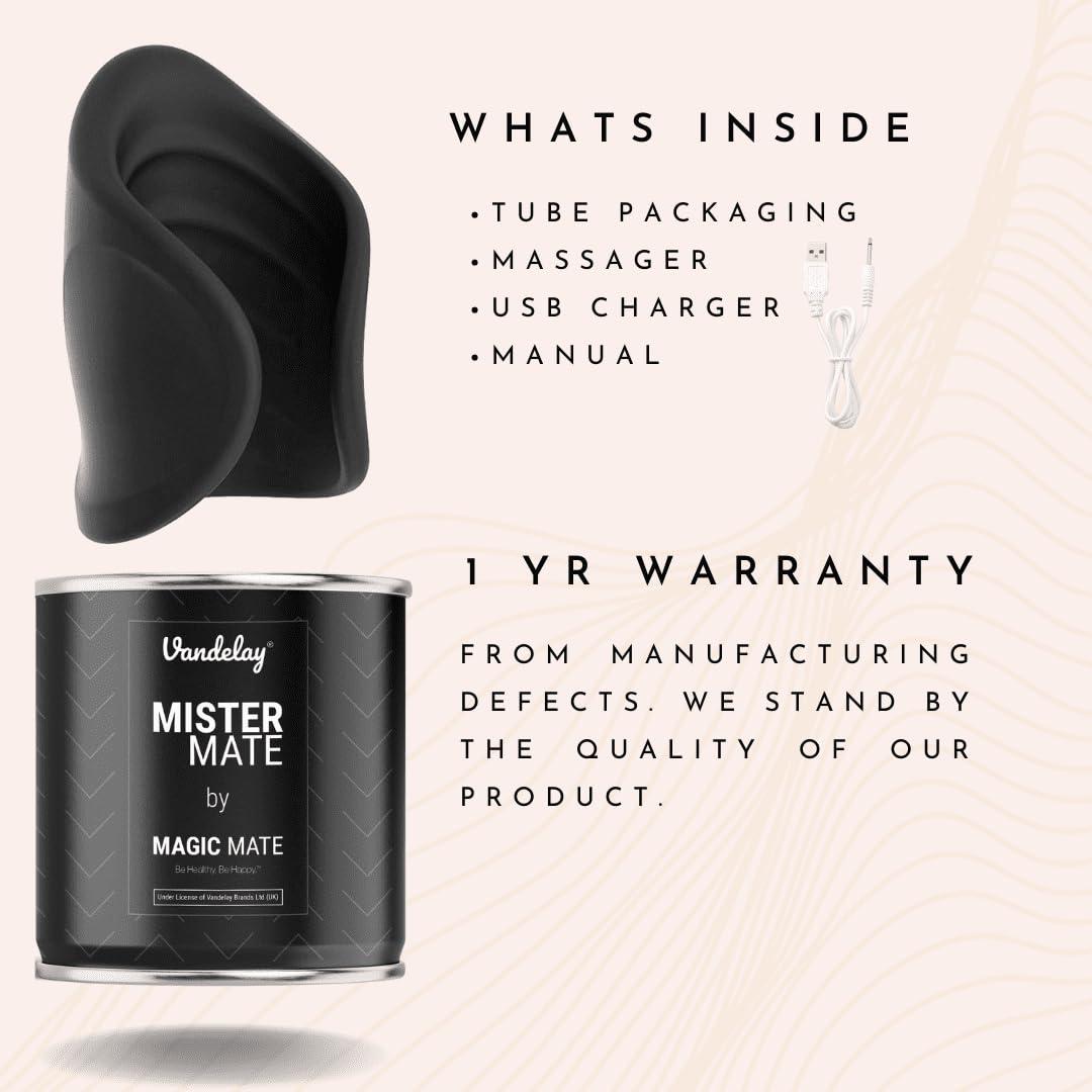 Vandelay Vandelay Mister Mate Body Massager (Black)