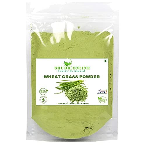 Shudh Online Shudh Online Wheat Grass Powder Organic, Wheatgrass Juice powder (50 Grams) - Rich in Chlorophyll, Detox, Plant Protein, Natural superfood, No sugar