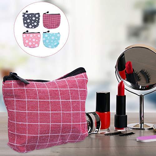 EXCEART EXCEART 4Pcs Pouch Purse Portable Small Pouch Toiletry Bags Travel Cosmetic Bags for Coins Key Sanitary Napkins