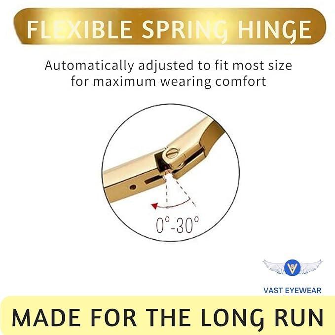 Vast VAST Photochromic Day & Night Computer Glasses + Cooling Glasses for Eye Protection | Zero Power Anti Glare & Blue Light Filter Specs | UV Protect Sunglasses for Men & Women | Frames | Photochromatic