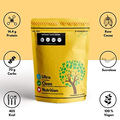 Flex Protein Flex Protein Lean Mass + (Instant Oats) Chocolate Flavor 1 kg - Mass Gainer