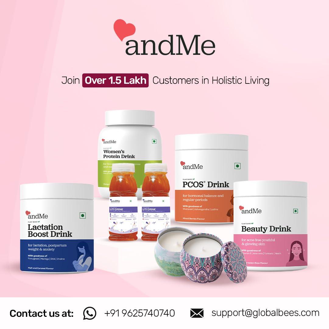 & ME & ME Andme Silicone Sleeve Shaker Bottle for Gym/Sports & Travel | Protein Shake Knob | 700ml | Non-toxic BPA-free | Eco-friendly | 2 Pack