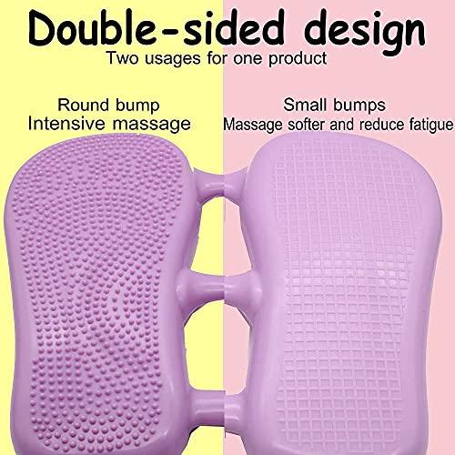Marrone Marrone Inflatable Stepper, 2 in 1 Balance Stepper, Inflatable Stepper for Women PVC Massage Dots Wobble Balance Cushion Board Foot Peddle Exerciser ( Multi )