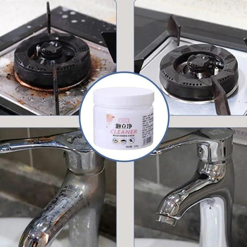 ALI SHIPPING All In One-Foam Rust Remover Kitchen All-Purpose Cleaning Powder | Multi-purpose Foam Cleaner Rust Remover | Soak to Clean Greasy Dirt | 2023 Kitchenware Cleaning Agent, Kitchen Cleaning Foam - (1 pc)