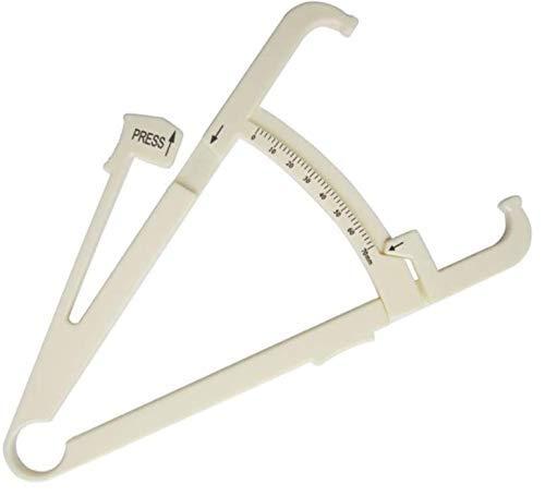 Cute critters Cute Critters Body Fat Calipers for Accurately Handheld BMI Body Fat Measurement Device Measuring Tool with Percentage Measure Charts for Men and WomenRandom Color Beige/White