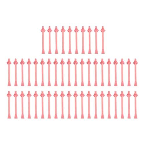 ATORSE ATORSE 50 Pieces Nose Waxing Kit Easy Nose Ear Hair Instant Removal Kits For Women Men Pink