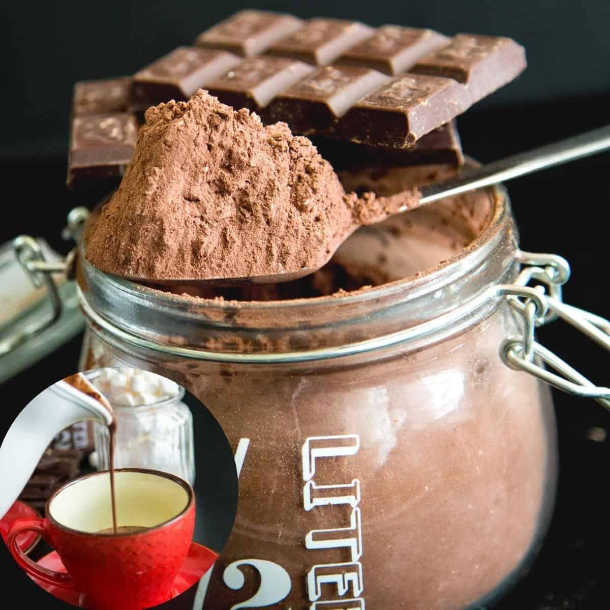 MR. KOOL Mr. Kool Drinking Chocolate Powder for Delicious Hot/Cold Chocolate Drink, Healthy Drink for Kids 400 Gm Jar