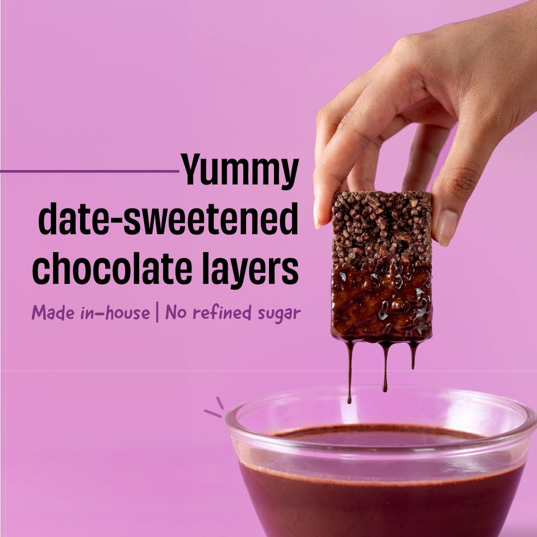 The Whole Truth The Whole Truth | 13g Protein Bar | Almond Millet Cocoa | Pack of 6 x 55g | No Refined Sugar | No Added Flavours | No Preservatives