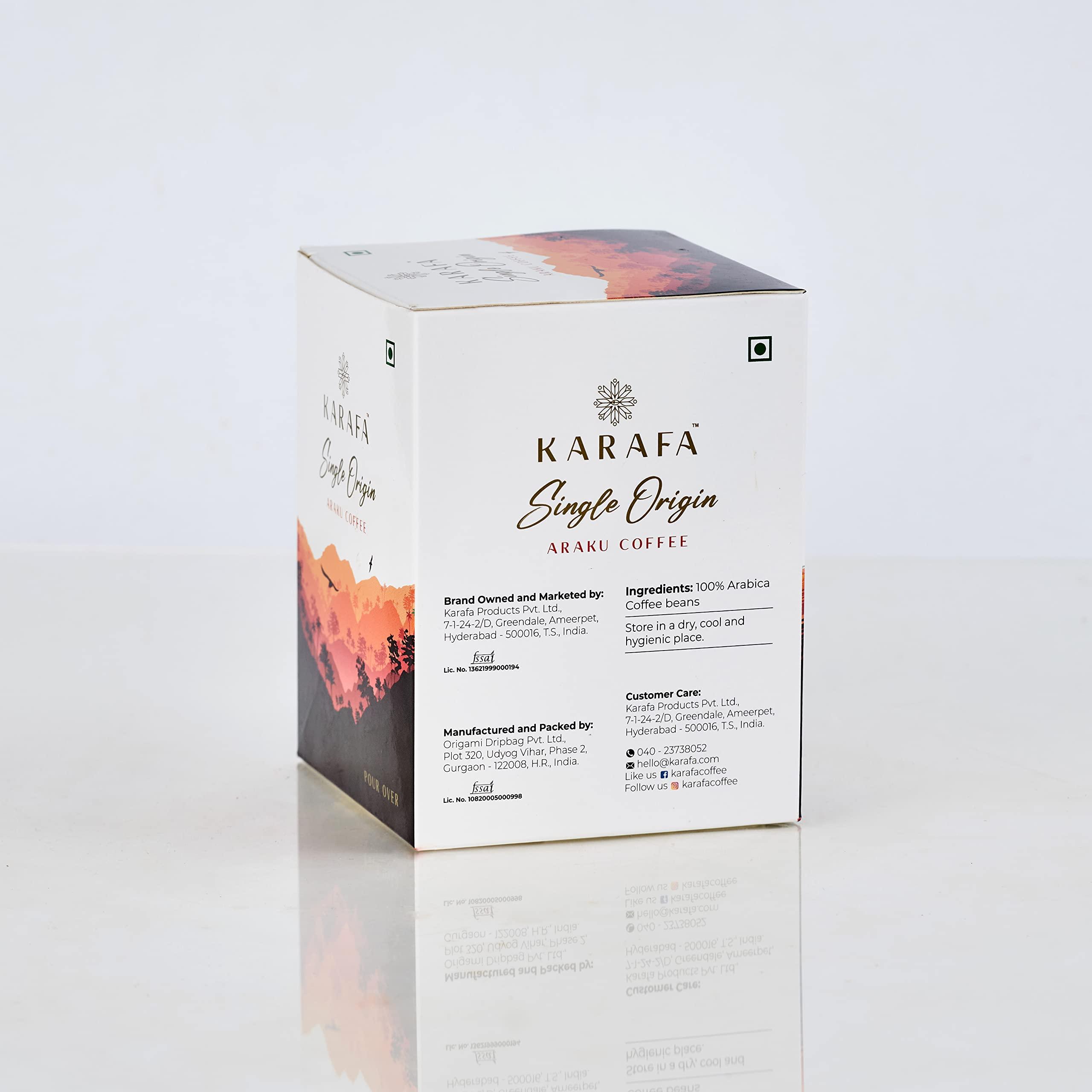 Karafa Karafa Single Origin - Araku Coffee | Pack of 10 | Pour Over Coffee