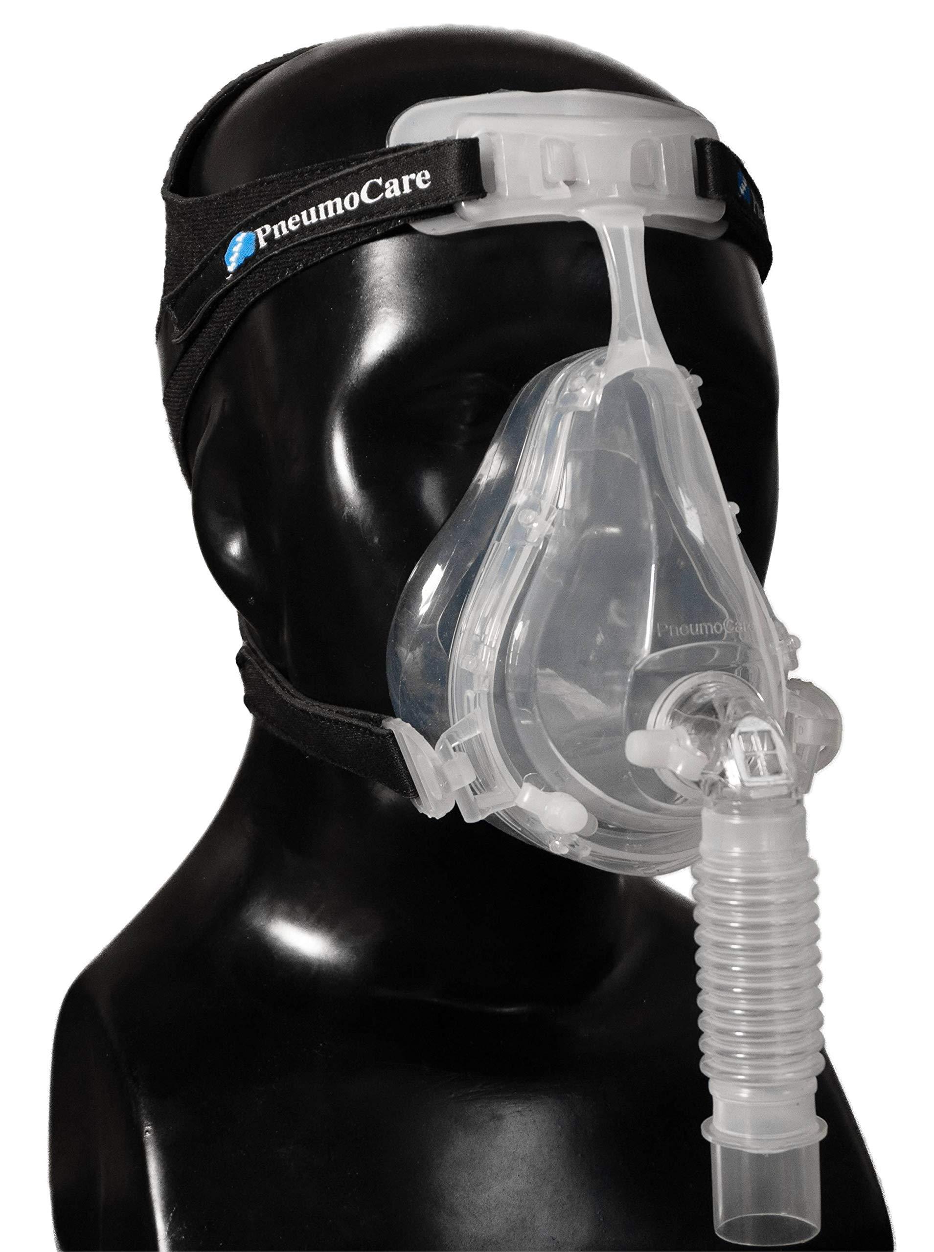 Pneumo Care Health Private Limited Pneumo Care Health - Easy 2 Clean (E2C) Cpap/Bipap Mask With Head Gear - Vented (Small)