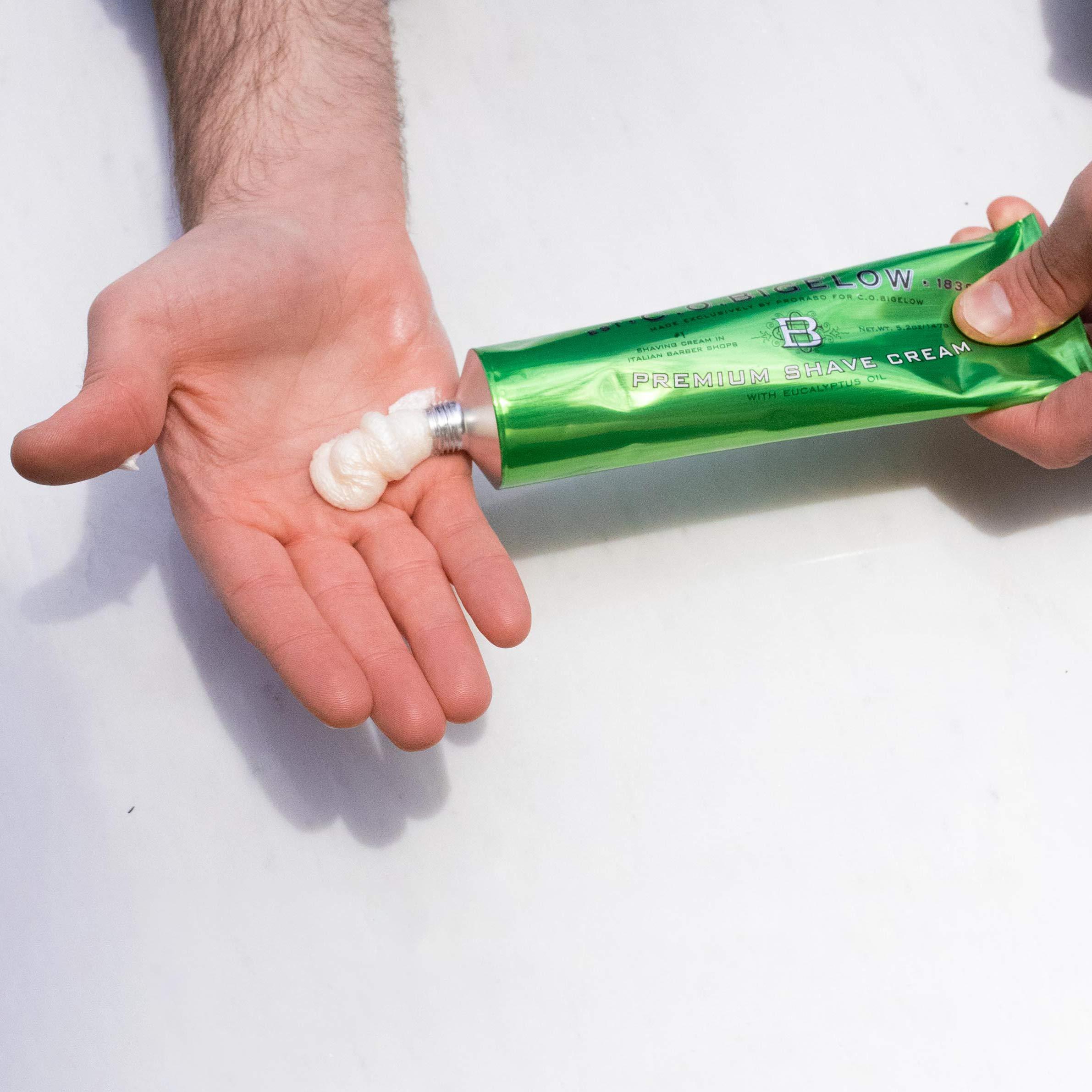 C.O. Bigelow C.O. Bigelow Premium Shaving Cream for Men, 5.2 Oz with Eucalytpus & Coconut Oil