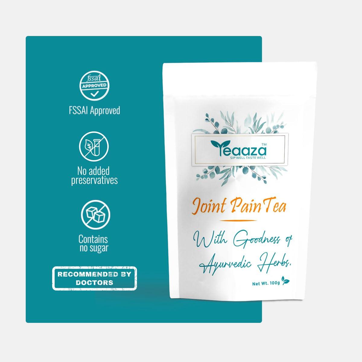 TEAAZA TEAAZA Joint Pain Tea - Natural Herbal Tea May Helps To Joint Health & Pain Relief - 90g Pack