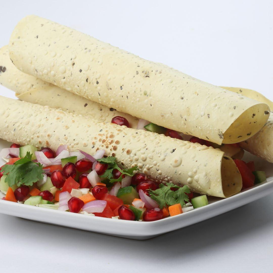 ORIGINAL CHASKA ORIGINAL CHASKA Bikaneri Special Masala Urad Dal Papad | Homemade, Low Spicy, Crispy & Crunchy Papad (200)