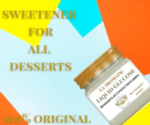 LA AROMATIC La Aromatic Liquid Glucose 300gm,Liquid Glucose for Making Cake and ice Cream, Sweetener for Deserts