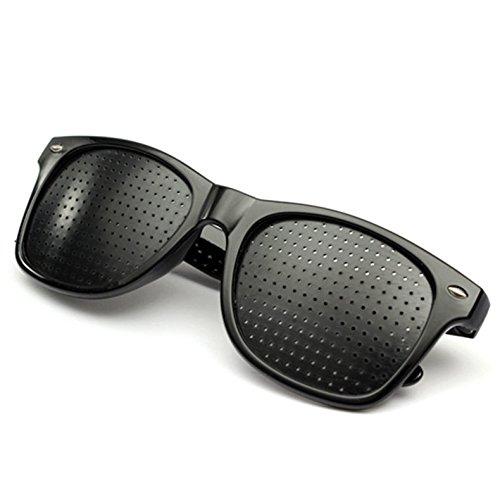 VisionsIndia Visions India Lazy Spectacles Pinhole Vision Correction Glasses Eyesight Improvement For Men/Women/Kids (Square)