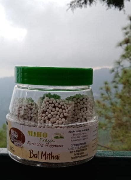 Miho Fresh Mihofresh Uttarakhand Famous Bal Mithai| Famous Indian Sweets Box | Uttarakhand Sweet Made with Pure Desi Ghee,Khoya & Sugar Balls | (600G | Pack of 2 x 300Gm)