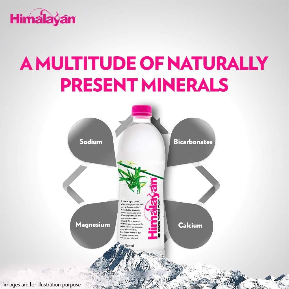 Himalayan Himalayan Natural Mineral Water (1000 ml x 12 bottles): Mildly Alkaline, Sourced from Himalayas, Untouched & Unprocessed
