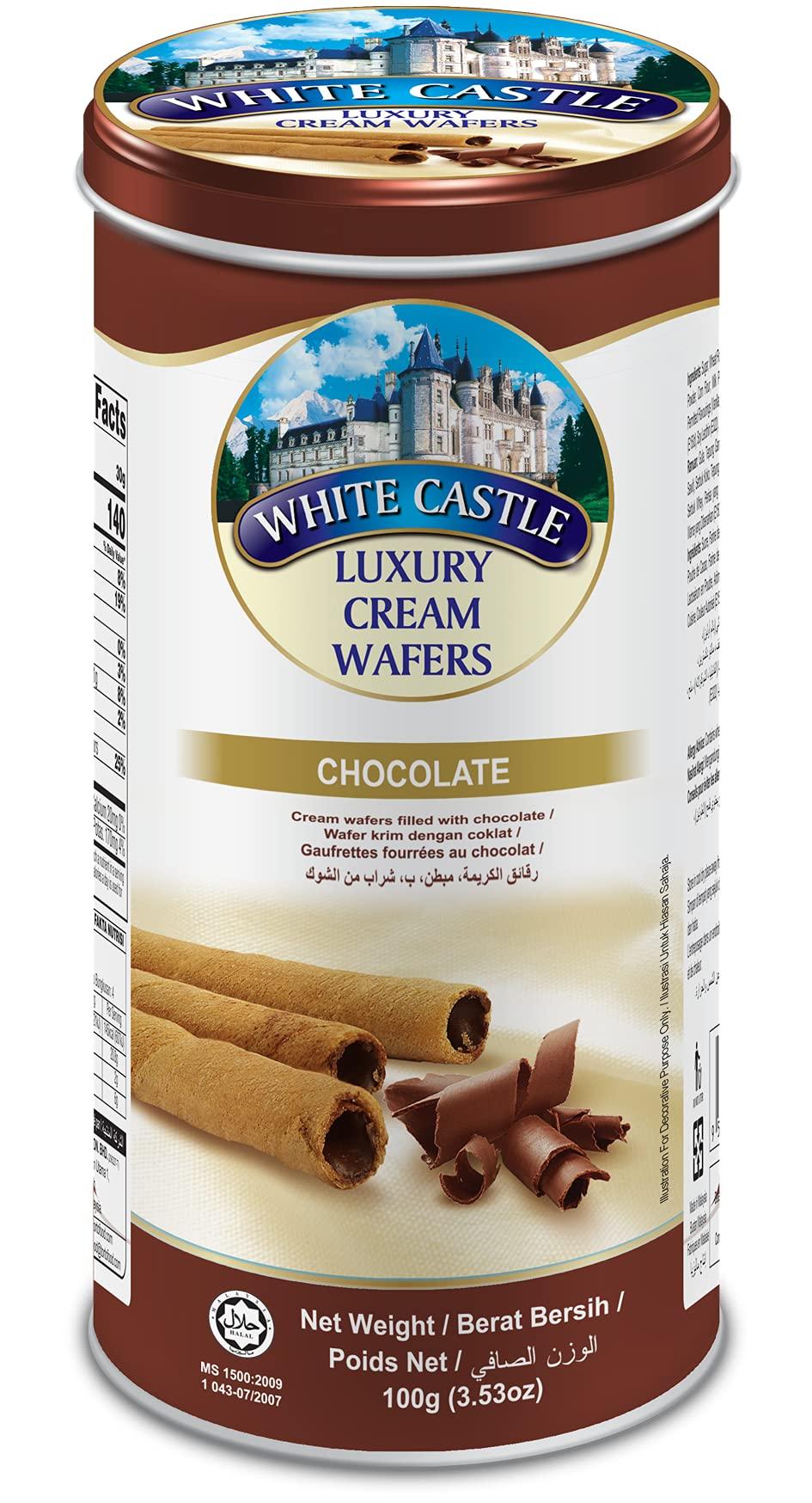 White Castle White Castle Luxury Chocolate Cream Wafer Roll Sticks 100gm. (Pack of 2)