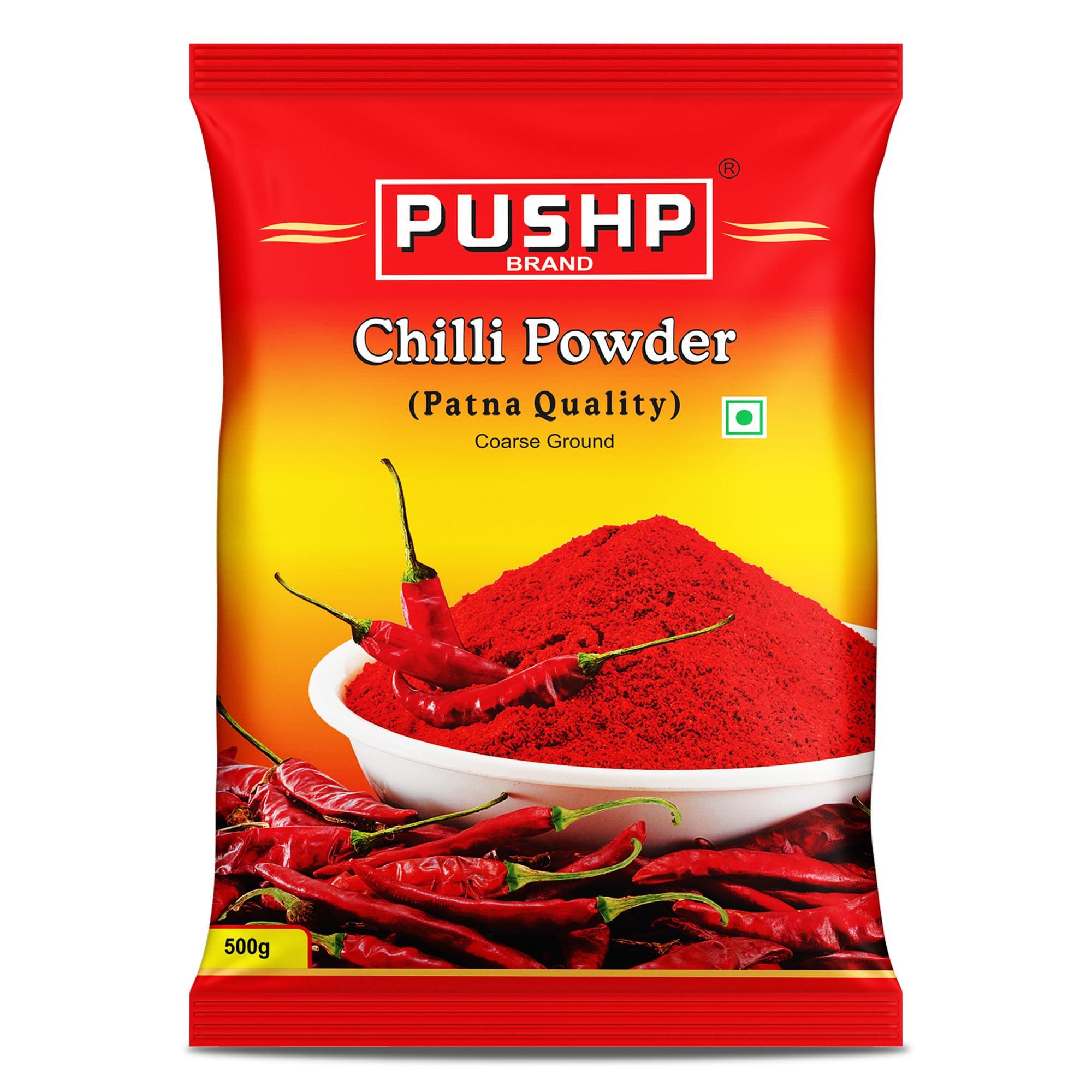 Pushp Brand Pushp Brand Patna Paprika Red Chili Powder (500 Gm (Pack Of 1)