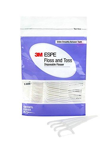 3M Littman 3M ESPE 12130 Floss and Toss Disposable Flossers Refill (Pack of 30)