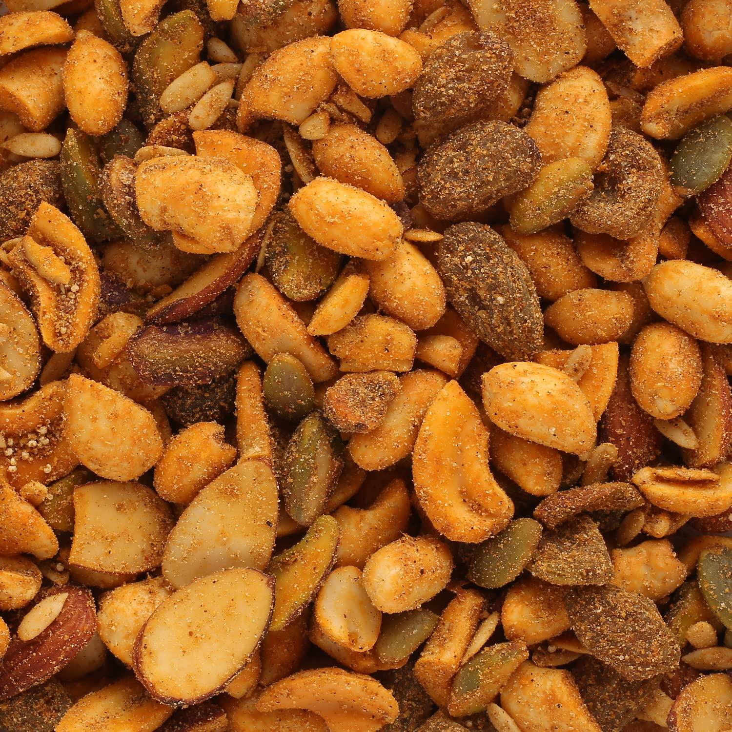 arome arome Mix Dry Fruits Bhel, 250 gm Pack | Mixed Nuts Like Almond, Cashews, Raisins, Pista with Unique Indian Spices | Healthy Snacks for Small Hunger | Assorted Dry Fruit, Berries and Nuts Mix