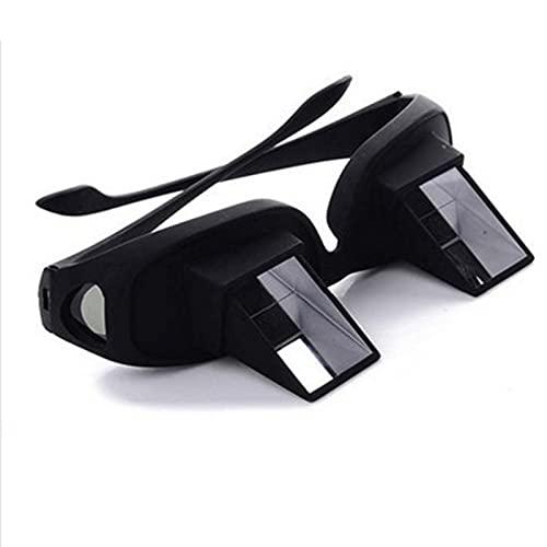 Pevor Lazy Readers Prism Glasses Bed Prism Spectacles Horizontal Eyeglasses for Reading/Watching TV Lying Down in Bed/Sofa, Myopia Presbyopic usable, Unisex