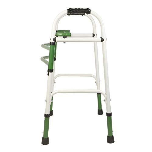 SONVI SURGICAL SONVI SURGICAL Portable Light Weight Height Adjustable Foldable Walker for Men Women Adults Patients & Old age People Made in India(Multicolor) (Multicolor)