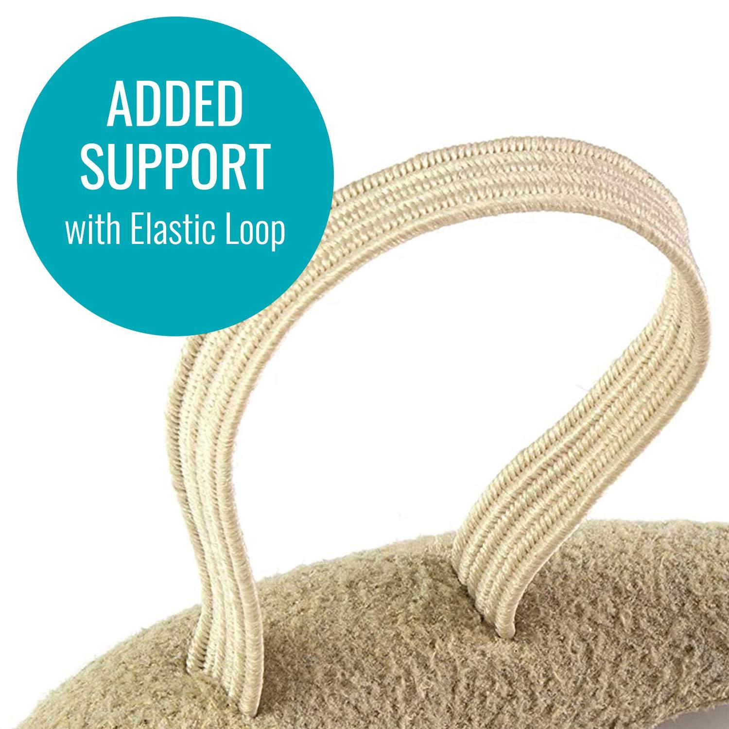 Steins Steins Hammer toe crest cushion and buttress pad reduces pressure from calluses and hammer toes,medium left, 3 Count