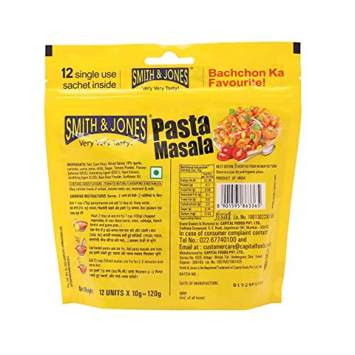 Smith & Jones Smith & Jones Pasta Masala, 10g (Pack of 12)