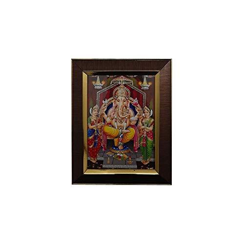 Yuvraj Food Product Yuvraj Food New Year Gift Hamper of Ganesh Lord Frame Paper Gift Box with Soan Papadi 400gm