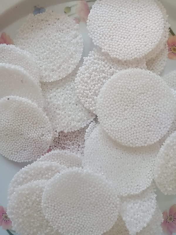 Organic Orchard Organic Orchard Plain Coin Sabudana Sago Homemade Papad Gluten-Free, Upwas Snacks Tapioca Ready to fry (1800 gram)