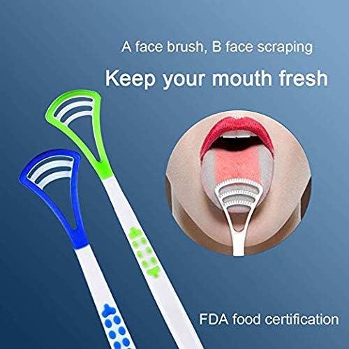 Garden Of Arts Garden Of Arts Tongue Cleaner Scrapers For Oral Care Tounge Scrapers Manual Brush Great For Adult Kids (Pack Of 2),Multicolour