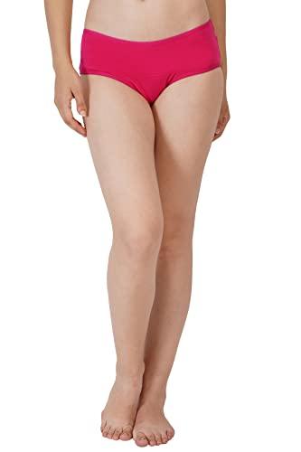 BAMBOOLOGY BAMBOOLOGY Reusable Period Panties for Women & Girls | Bamboo Fabric Leak Proof Panty | Wash & Reuse Menstrual Underwear (XXX-Large, Fuschia)