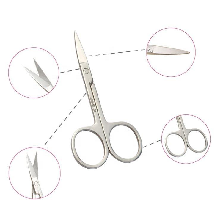SHARUM CRAFTS Sharum Crafts Scissor for Eyebrow, Moustache, Nose Hair, Beard Cutting Trimming for Men & Women Small Shaving & Grooming Eyebrow Scissor 1pc