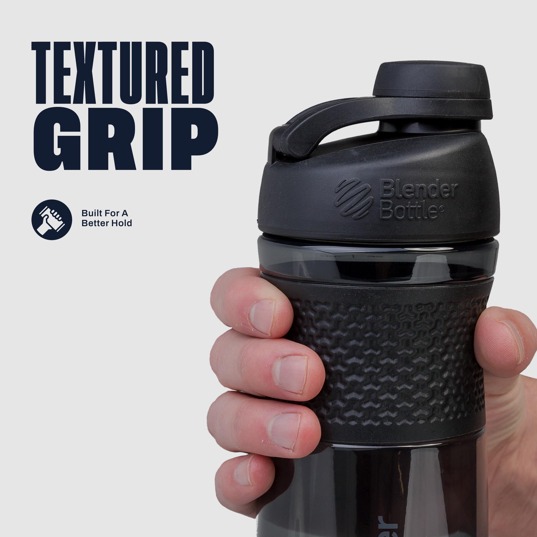 Blender Bottle BlenderBottle SportMixer Twist Cap Tritan Grip Shaker Bottle, 28-Ounce, Navy