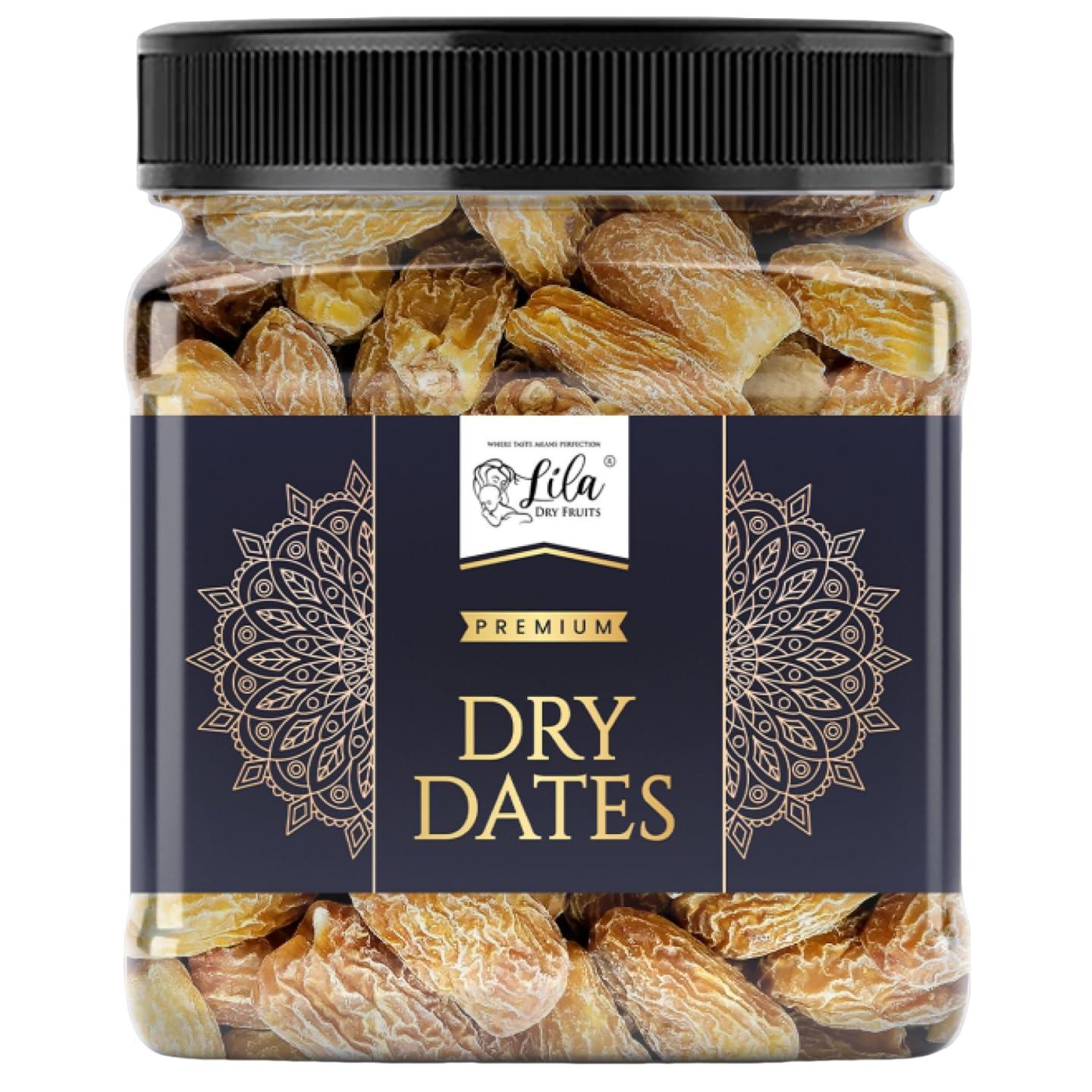 LDF LDF Fresh Yellow Dry Dates Khajur Khajoor, 1kg