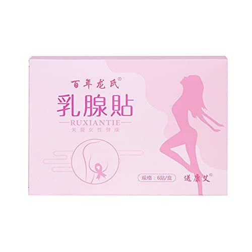 Layfoo 6 Pack Herbal Patches Swelling Sticker Breast Care Pads Breast Health Care (Brown) -Layfoo